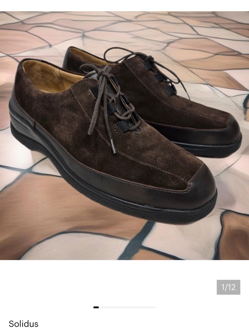 Solidus Hedda Natural Comfort Womens Shoes Sneakers Sz 7.5=8.5 Brown Leather